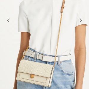 Brandnew Tory Burch T Monogram Wallet on Chain